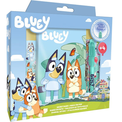 Diario + Boligrafo magico Bluey KIDS LICENSING