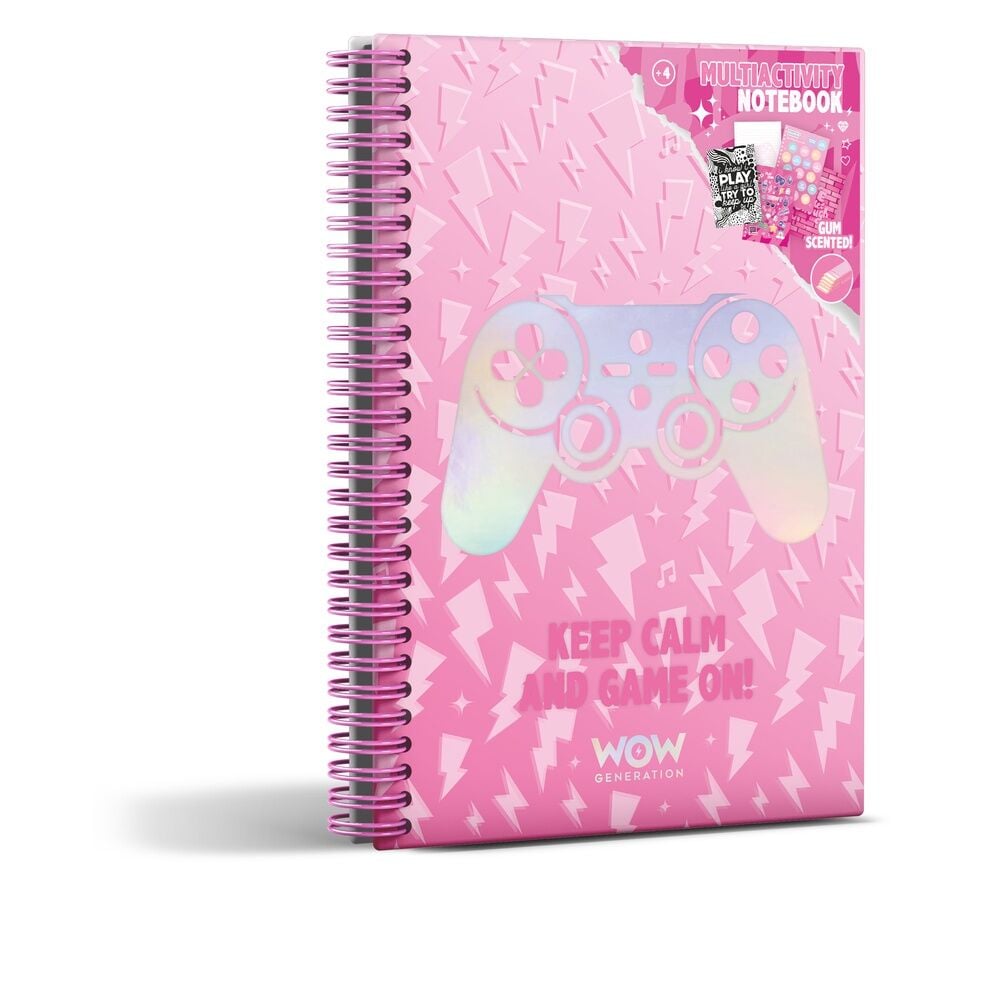 Cuaderno A5 Gamer Valentina Wow Generation KIDS LICENSING