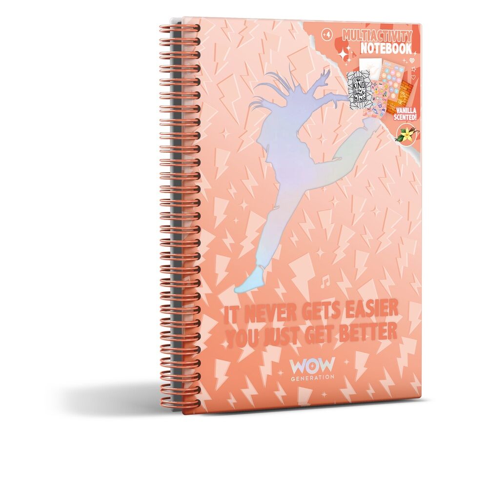 Cuaderno A5 Bailarina Megan Wow Generation KIDS LICENSING