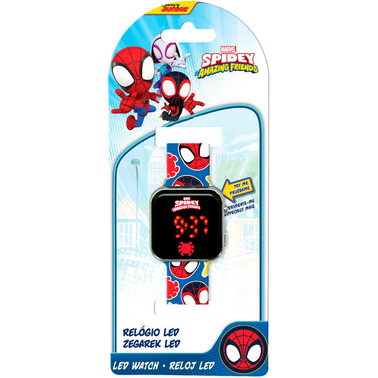 Reloj led Spidey the Amazing Friends Marvel KIDS LICENSING