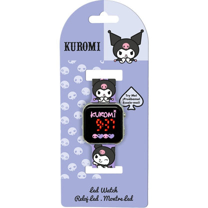 Reloj led Kuromi Hello Kitty KIDS LICENSING