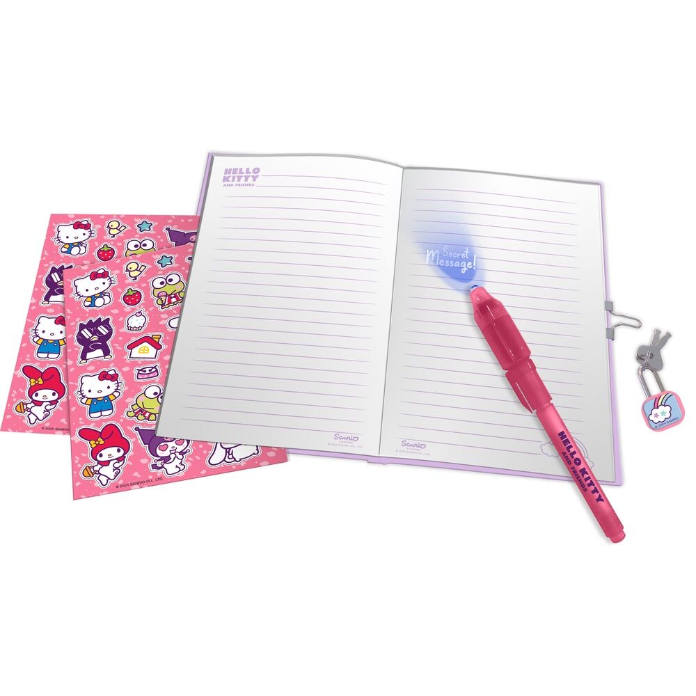 Diario + boligrafo magico Hello Kitty and Friends KIDS LICENSING