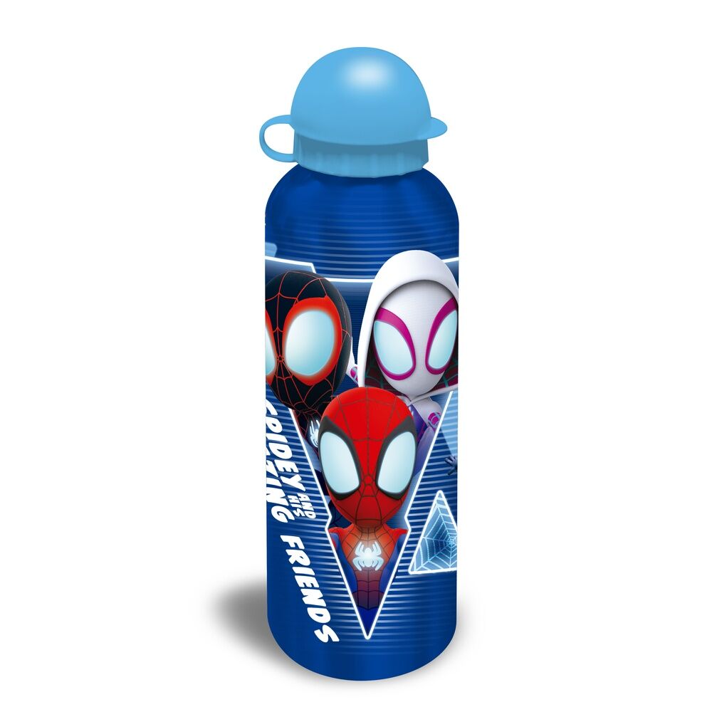 Cantimplora aluminio + sandwichera Spidey the Amazing Friends Marvel 500ml KIDS LICENSING