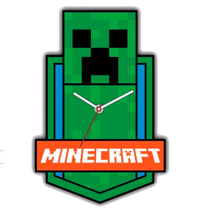 Reloj pared Minecraft KIDS LICENSING