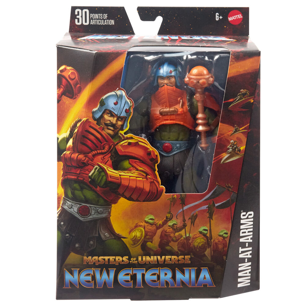 Figura Man-At-Arms New Eternia Masters of the Universe 17cm MATTEL