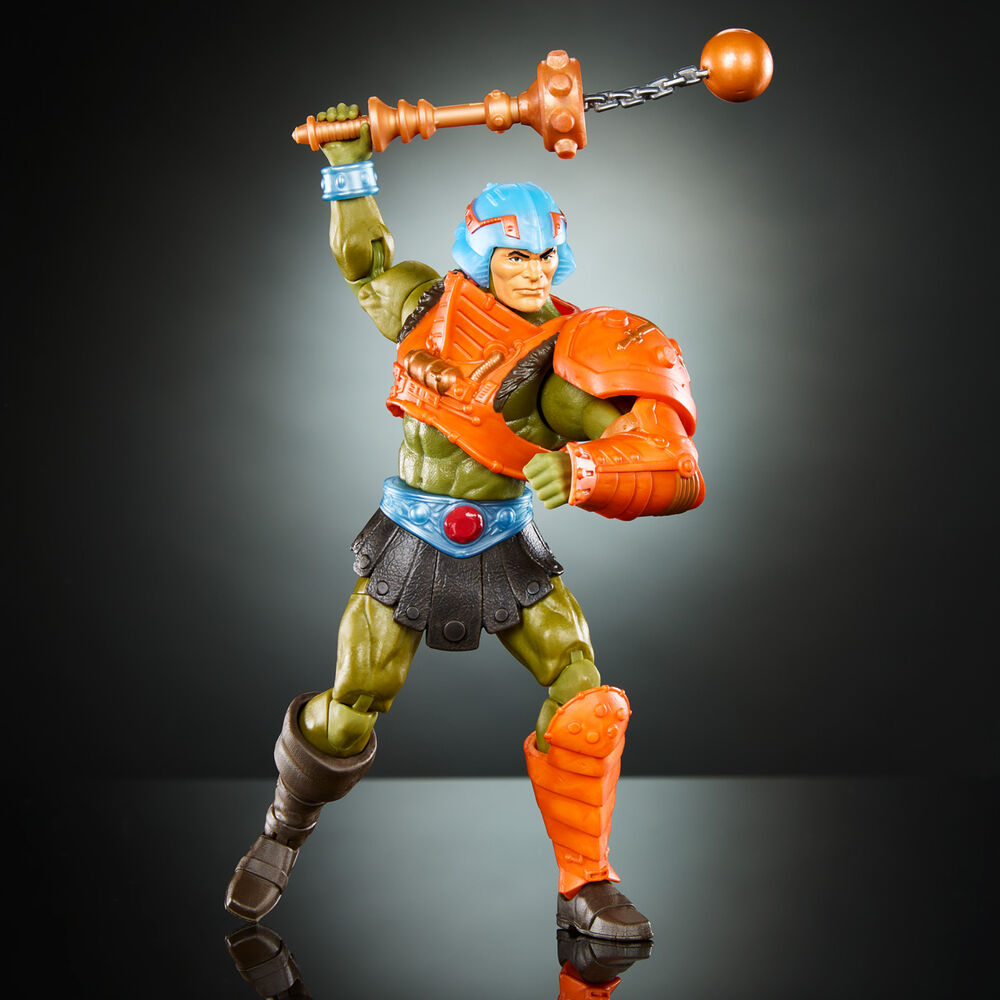 Figura Man-At-Arms New Eternia Masters of the Universe 17cm MATTEL