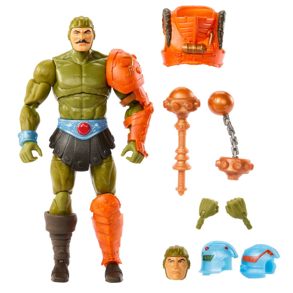 Figura Man-At-Arms New Eternia Masters of the Universe 17cm MATTEL