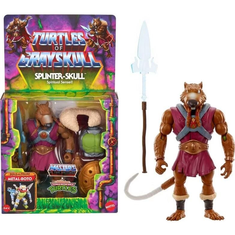 Figura Splinter-Skull Turtles of Grayskull Masters of the Universe 14cm MATTEL