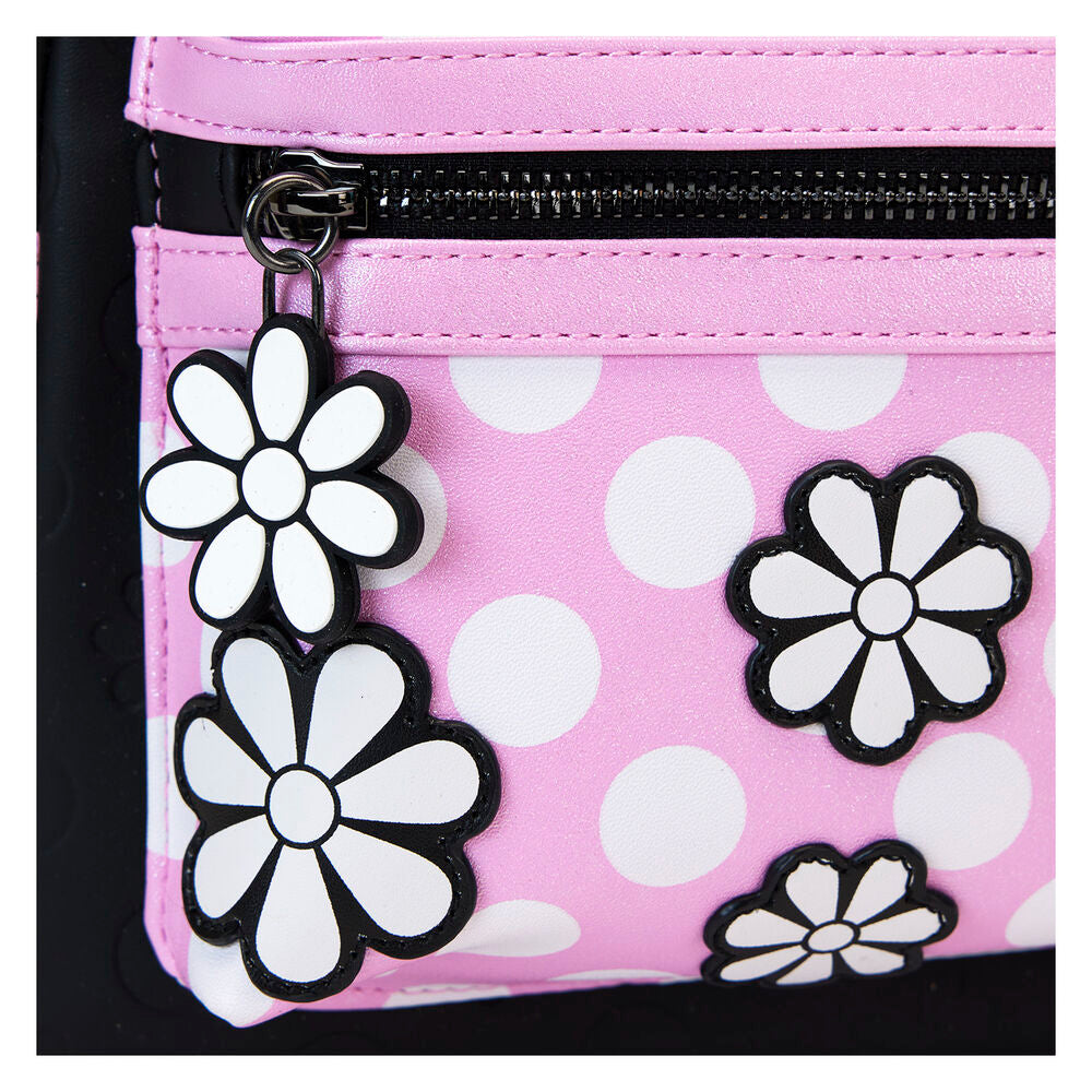Mochila Floral Rock the Dots Minnie Disney Loungefly LOUNGEFLY