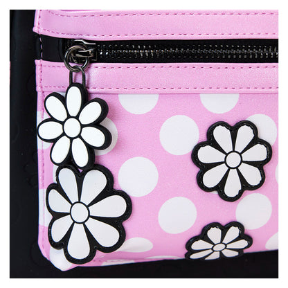 Mochila Floral Rock the Dots Minnie Disney Loungefly LOUNGEFLY