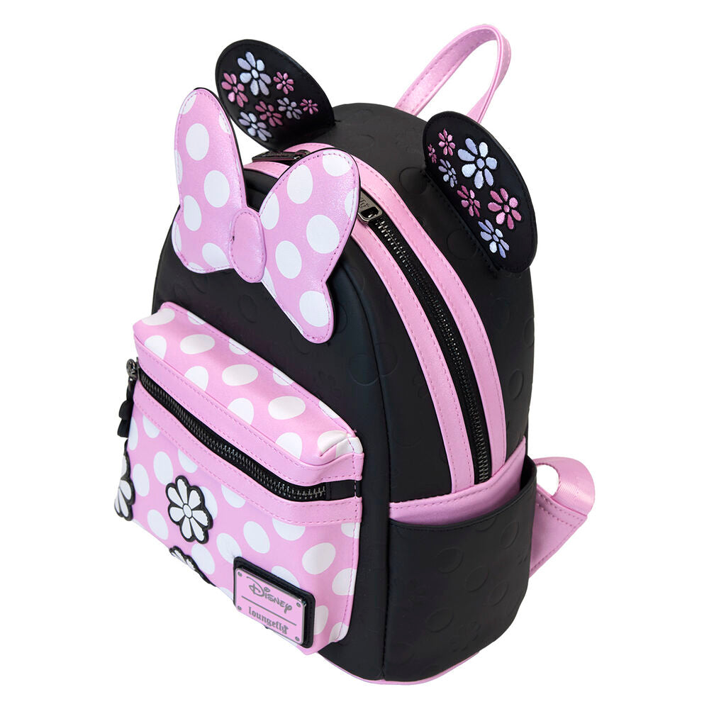 Mochila Floral Rock the Dots Minnie Disney Loungefly LOUNGEFLY