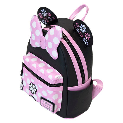 Mochila Floral Rock the Dots Minnie Disney Loungefly LOUNGEFLY