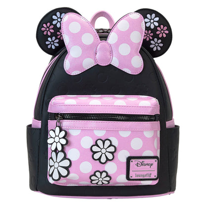 Mochila Floral Rock the Dots Minnie Disney Loungefly LOUNGEFLY