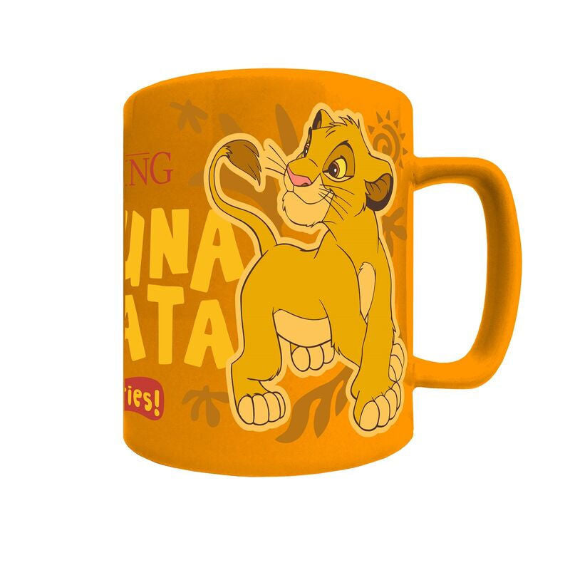 Taza funda de peluche El Rey Leon Disney 440ml PYRAMID