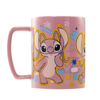 Taza funda de peluche Angel Disney 440ml PYRAMID