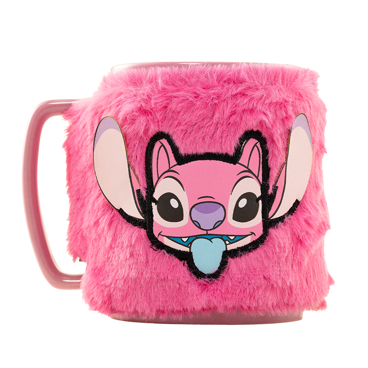 Taza funda de peluche Angel Disney 440ml PYRAMID