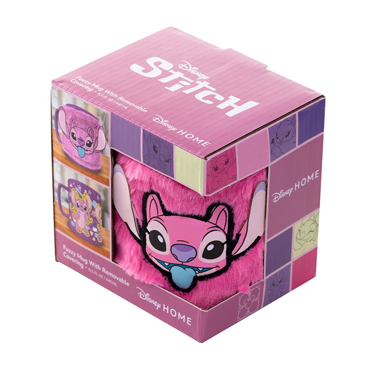 Taza funda de peluche Angel Disney 440ml PYRAMID