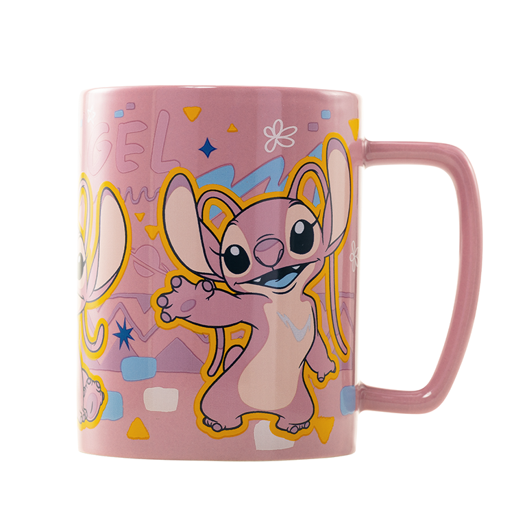 Taza funda de peluche Angel Disney 440ml PYRAMID