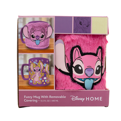 Taza funda de peluche Angel Disney 440ml PYRAMID