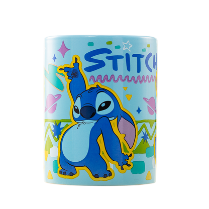 Taza funda de peluche Stitch Disney 440ml PYRAMID