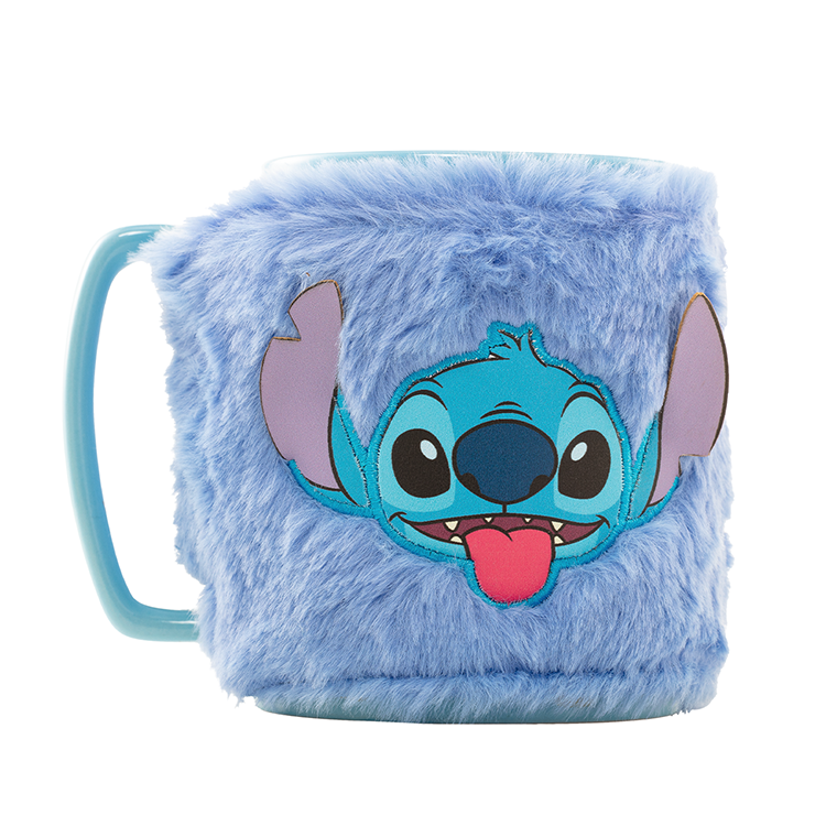Taza funda de peluche Stitch Disney 440ml PYRAMID