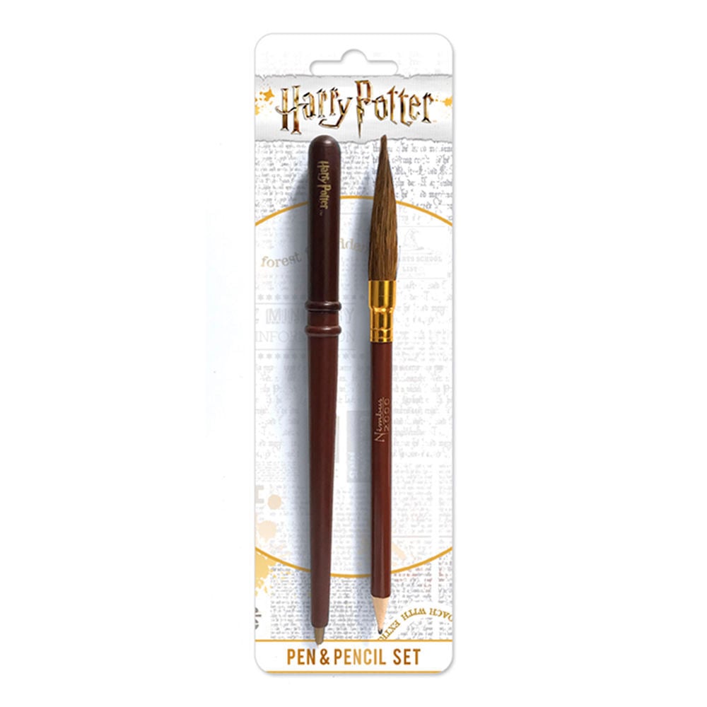 Set boligrafo y lapicero de Varita Harry Potter PYRAMID
