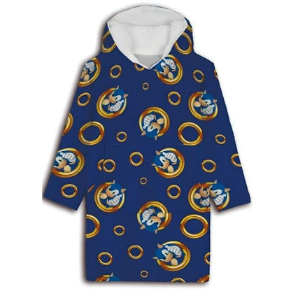 Bata sudadera oversize Sonic the Hedgehog coral infantil SEGA