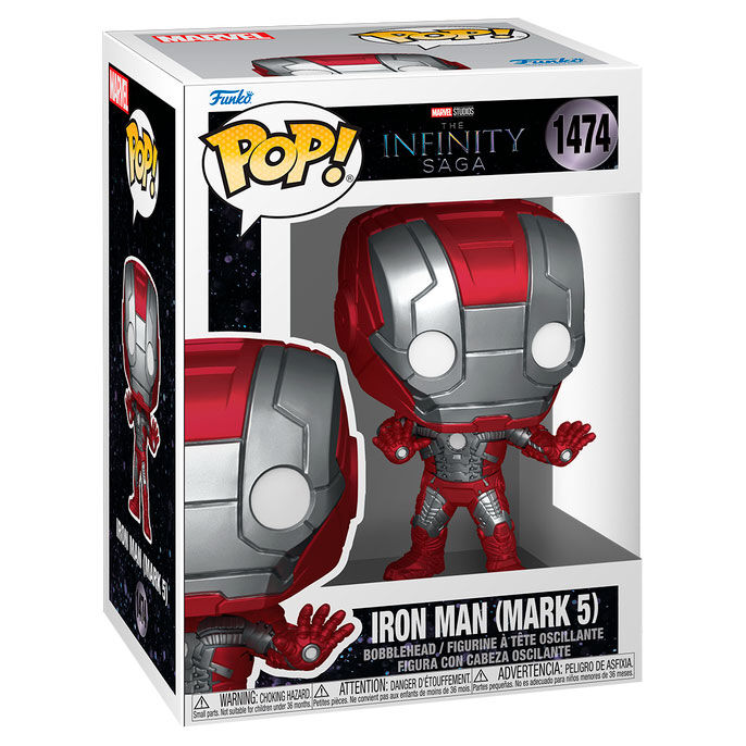 Figura POP Marvel Infinity Saga Iron Man Mark 5 FUNKO