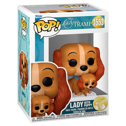 Figura POP Disney La Dama y el Vagabundo Lady with Puppy FUNKO