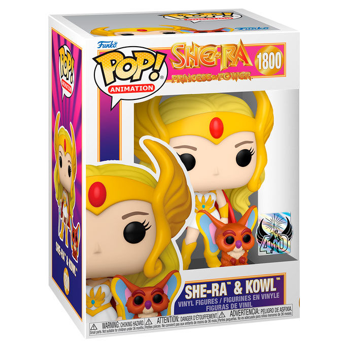 Figura POP She-Ra Princesa del Poder She-Ra & Kowl FUNKO