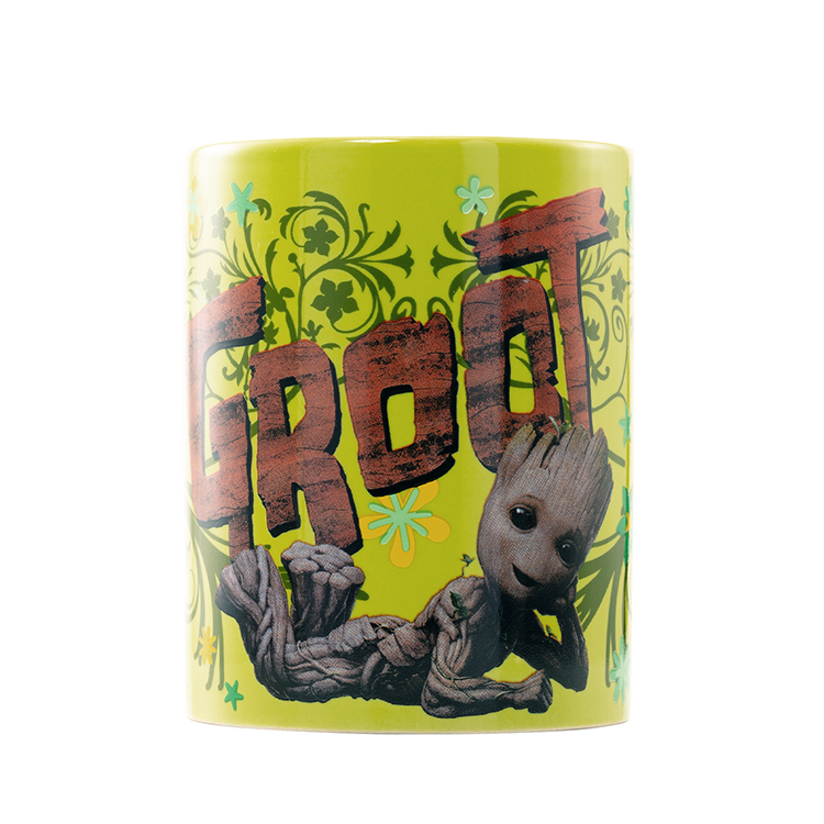 Taza funda de peluche Groot Guardianes de la Galaxia Marvel 440ml PYRAMID