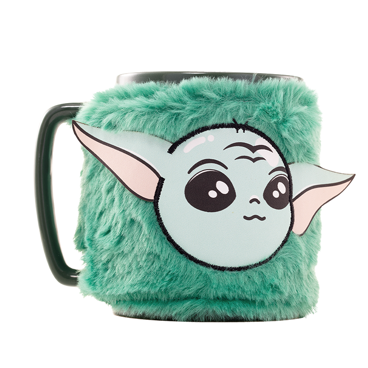 Taza funda de peluche Grogu Mandalorian Star Wars 440ml PYRAMID