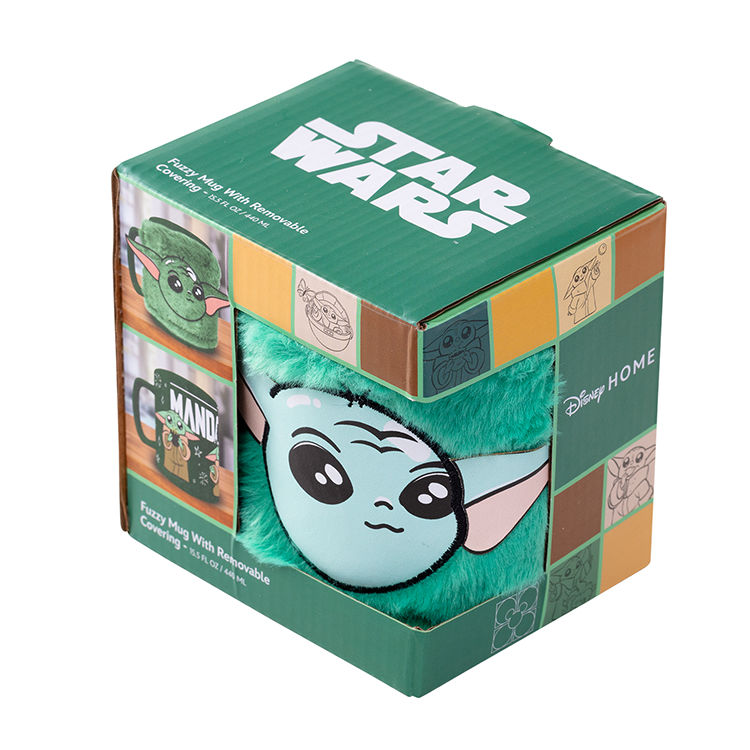 Taza funda de peluche Grogu Mandalorian Star Wars 440ml PYRAMID