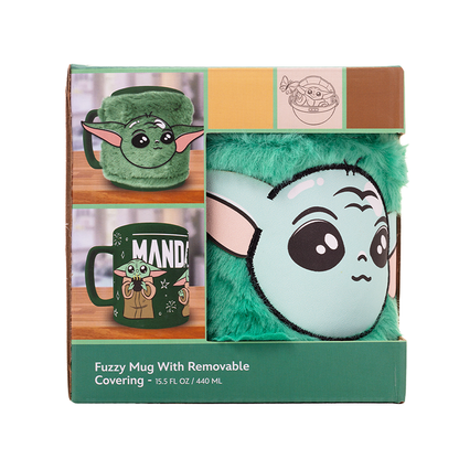 Taza funda de peluche Grogu Mandalorian Star Wars 440ml PYRAMID