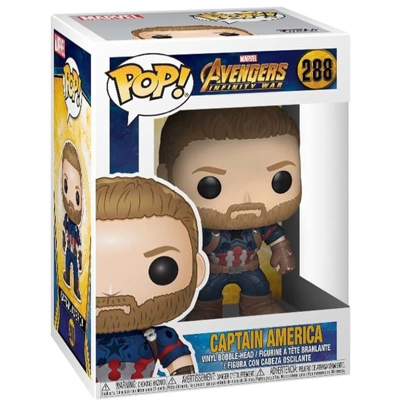 Figura POP Marvel Avengers Infinity War Capitan America FUNKO