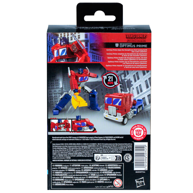 Figura Optimus Prime Studio Series Devastation Transformers 11cm HASBRO