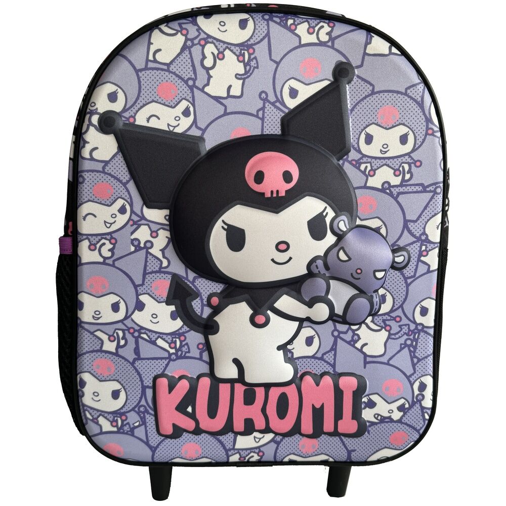 Trolley 3D Kuromi Hello Kitty 32cm MANENTI
