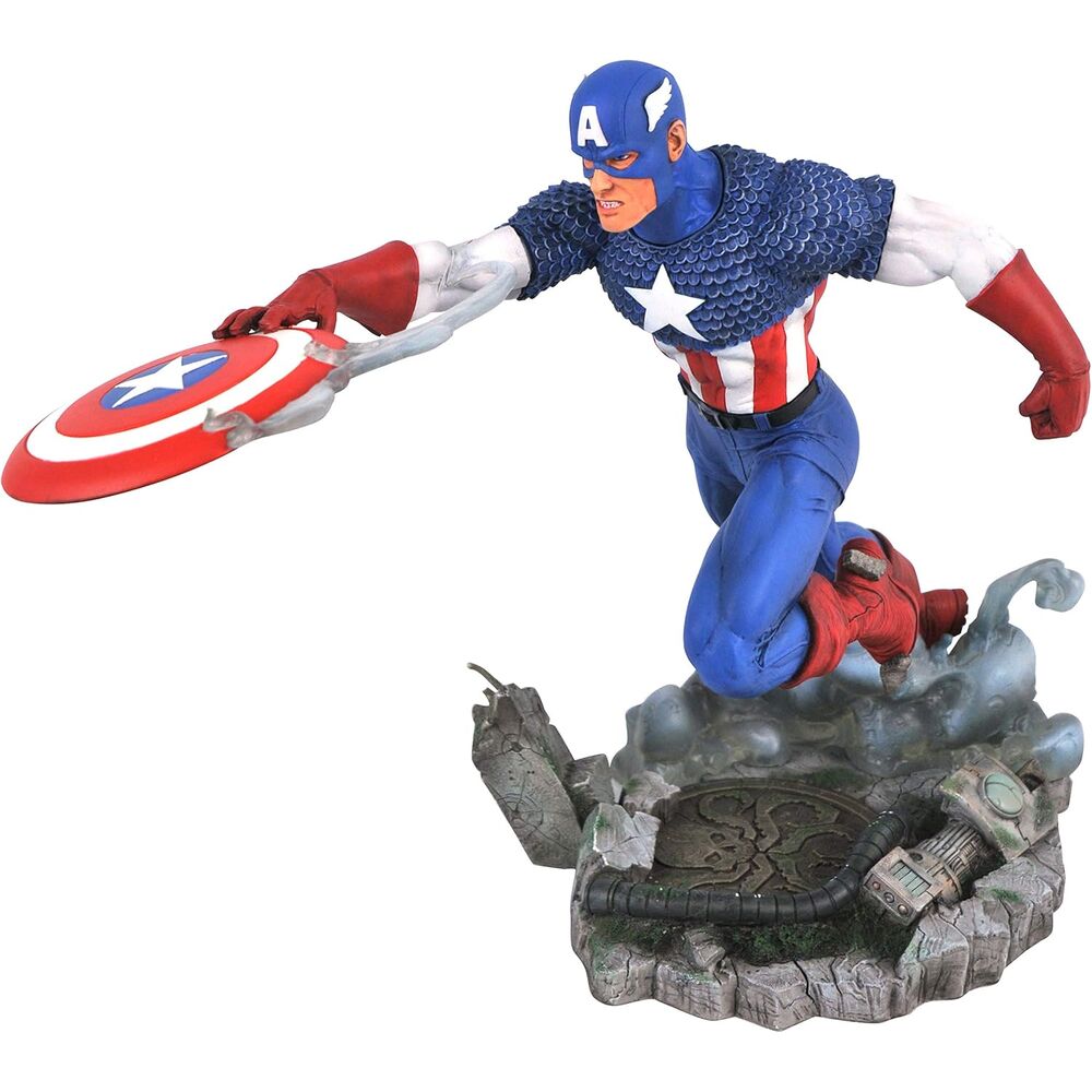 Estatua Capitan America Marvel Comic Gallery 25cm DIAMOND SELECT