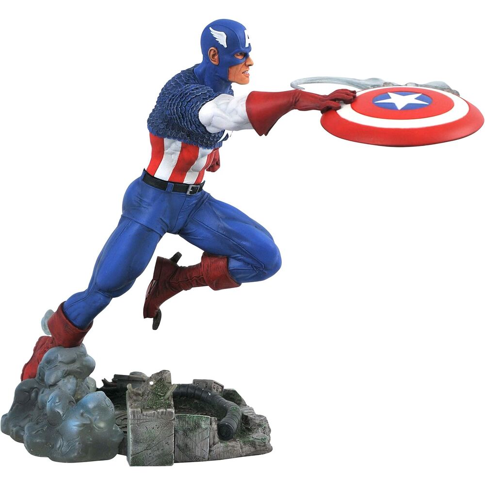 Estatua Capitan America Marvel Comic Gallery 25cm DIAMOND SELECT