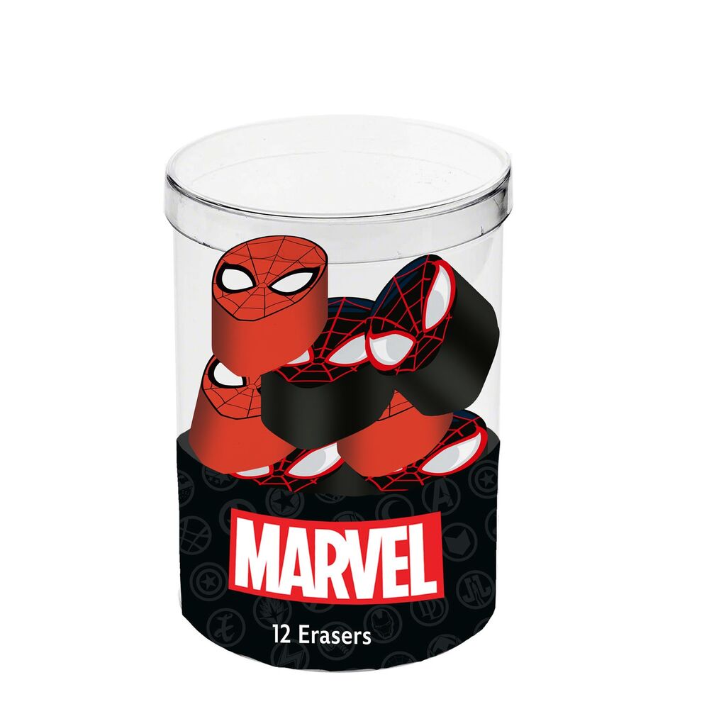 Cubo 12 Gomas Spiderman Marvel KARACTERMANIA
