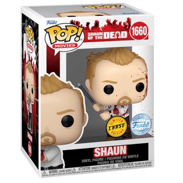 Figura POP Zombies Party Shaun Exclusive Chase FUNKO