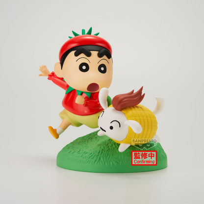 Figura Shinnosuke Vegetable Costume Crayon Shinchan 10cm BANPRESTO