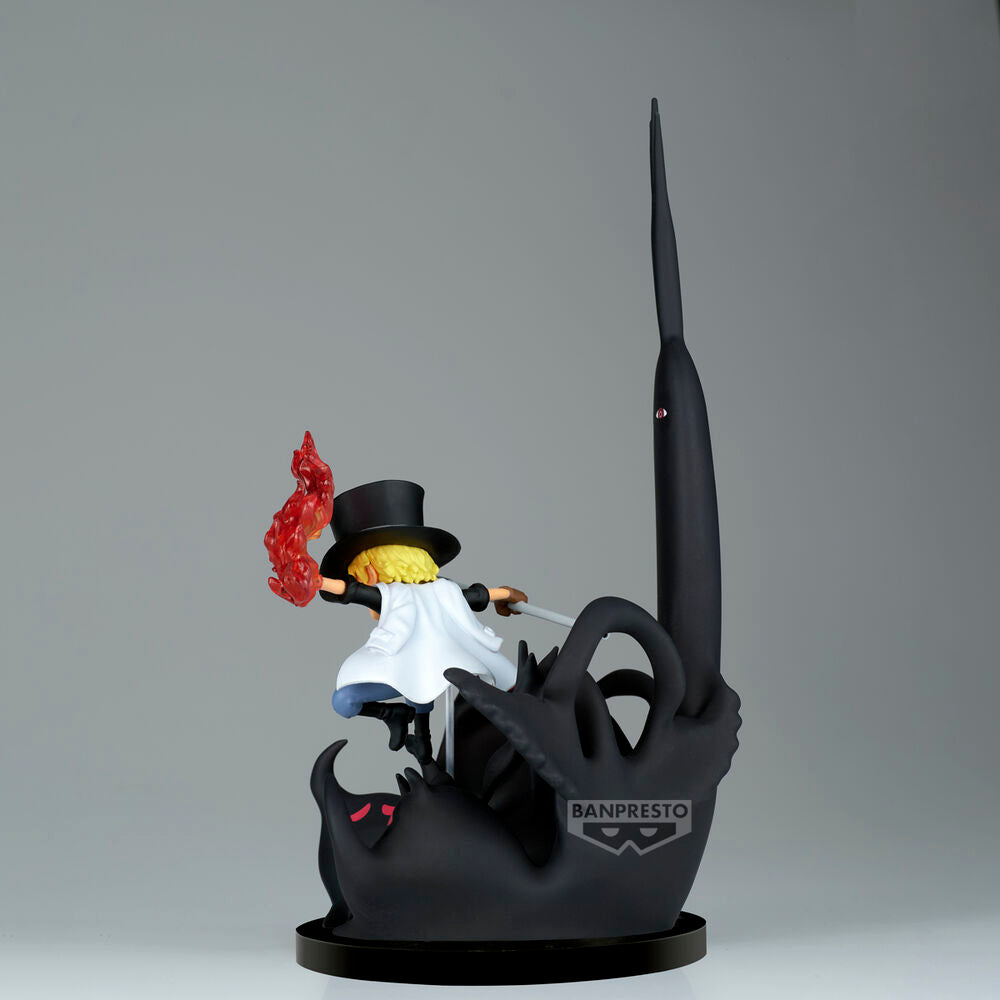Figura world collectable Sabo & Five Elders One Piece 14cm BANPRESTO