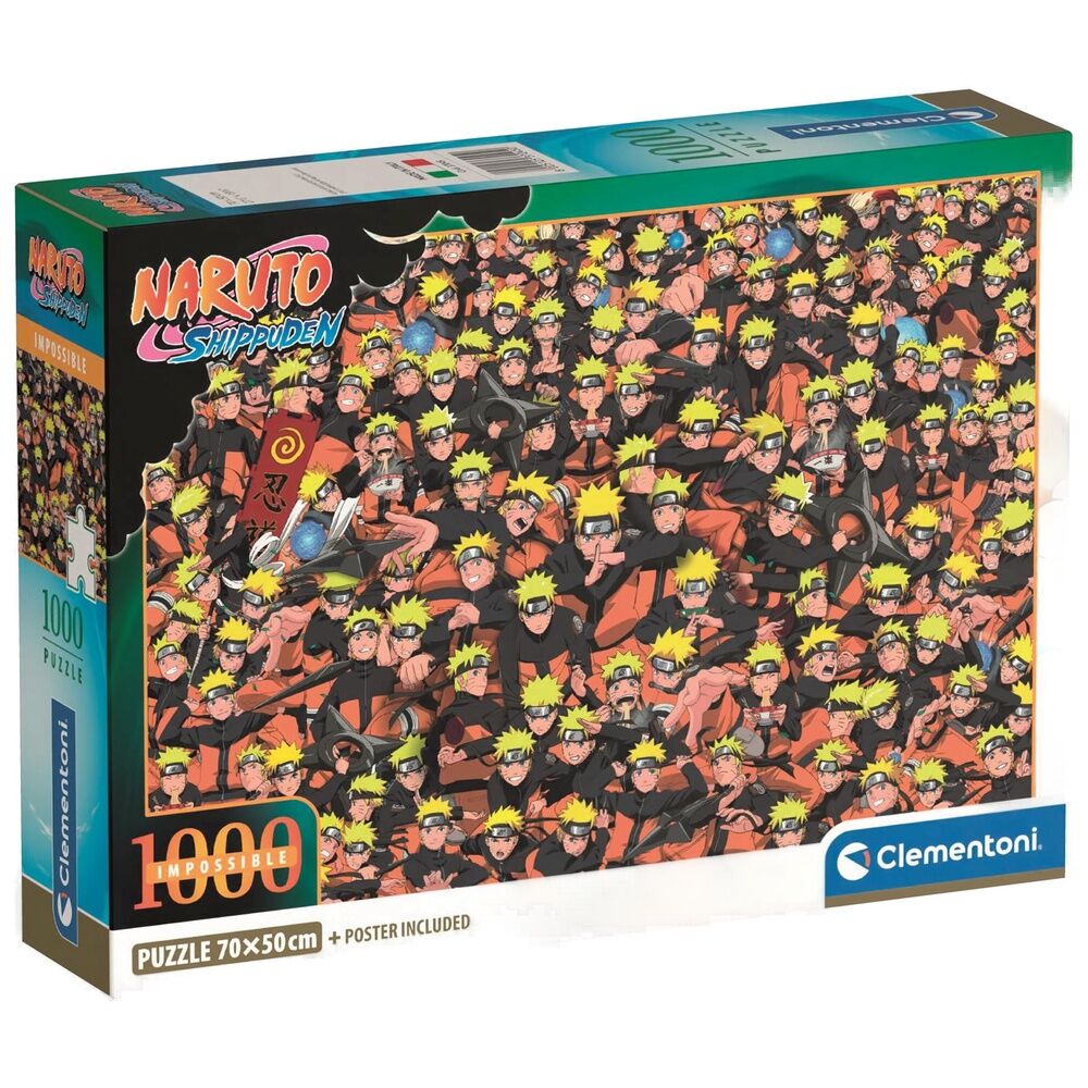 Puzzle Impossible Naruto Shippuden 1000pzs CLEMENTONI