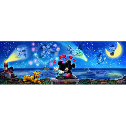 Puzzle Panorama Mickey & Minnie Disney 1000pzs CLEMENTONI