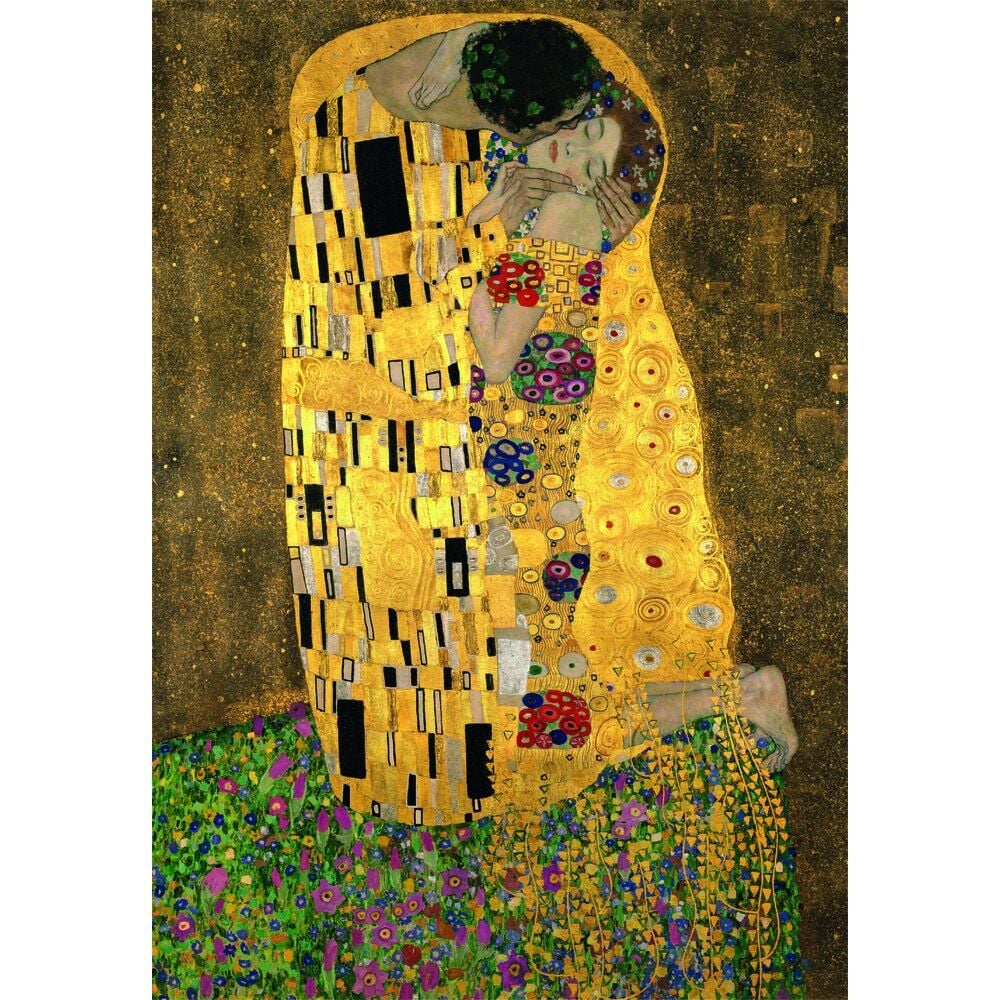 Puzzle The Kiss Klimt Museum 1000pzs CLEMENTONI