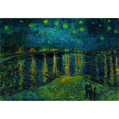 Puzzle Starry Night Over the Rhone Van Gogh Museum 1000pzs CLEMENTONI