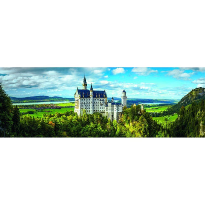 Puzzle Panorama The Neuschwanstein Castle High Quality 1000pzs CLEMENTONI
