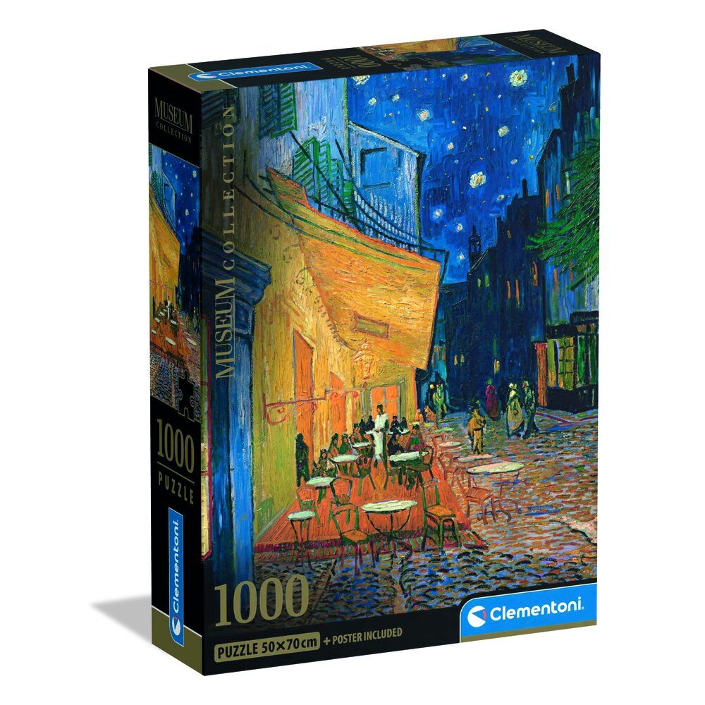 Puzzle Cafe Terrace at Night Van Gogh Museum 1000pzs CLEMENTONI