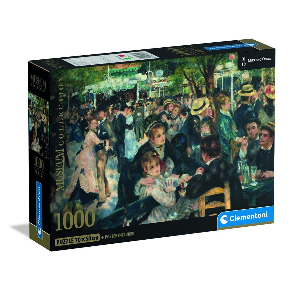 Puzzle Bal Du Moulin de la Galette Renoir Museum 1000pzs CLEMENTONI